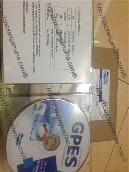 SOFTWARE-DOOSAN PARTS BOOK;YEAR 2017-OFFLINE